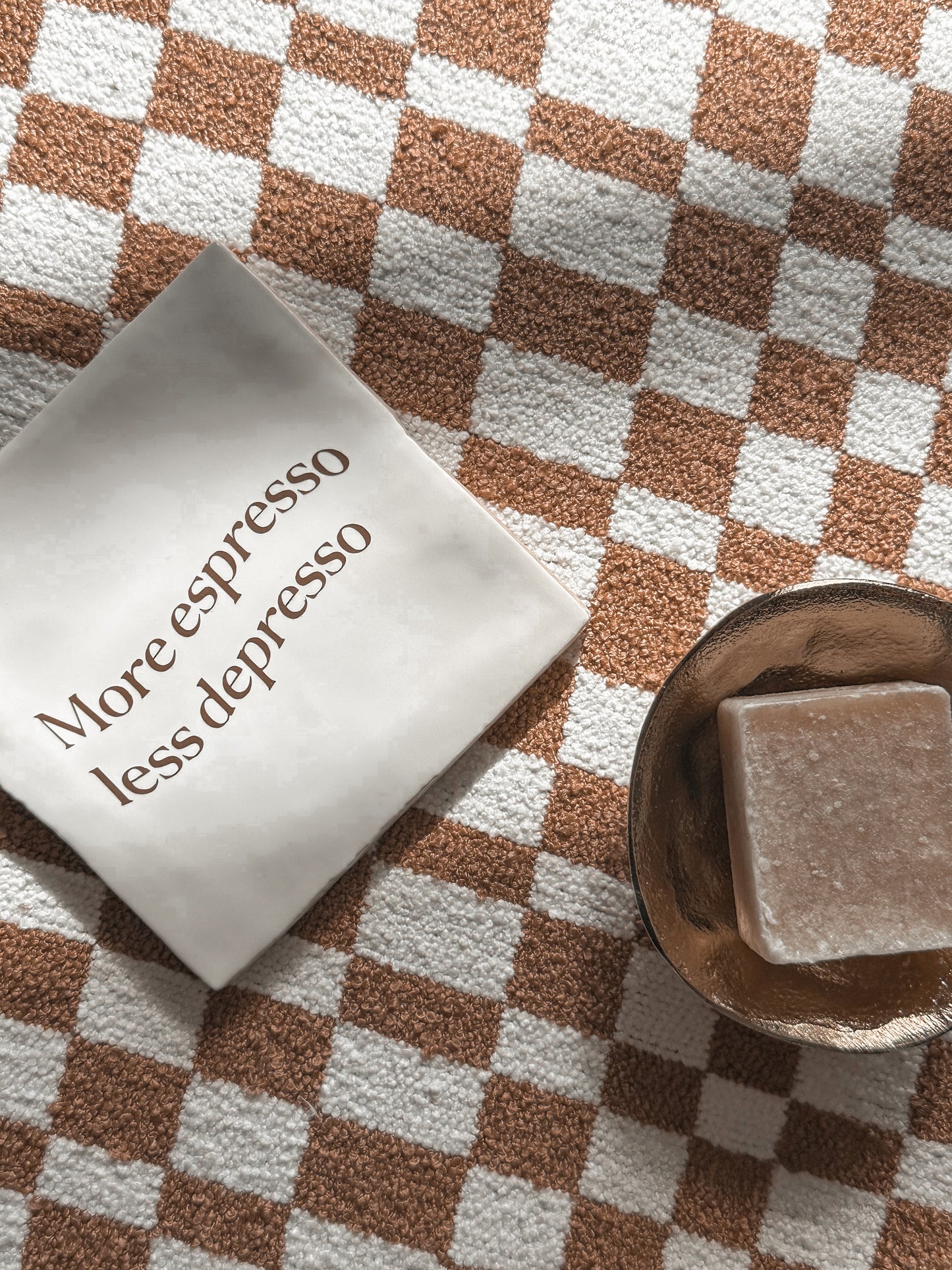 Tegeltje More espresso less depresso