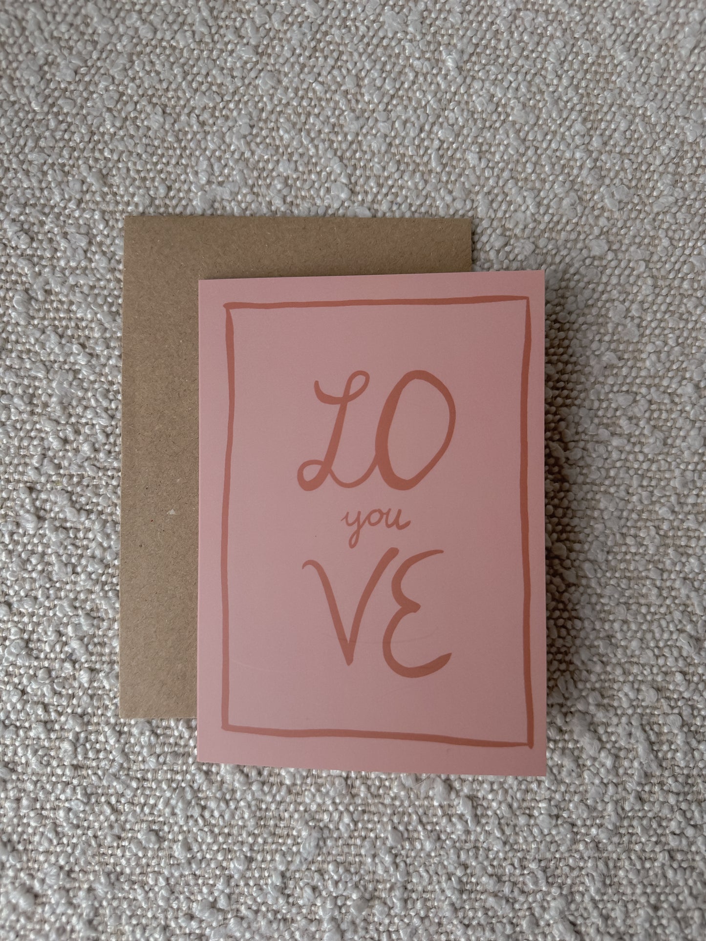 Wenskaart | Love you