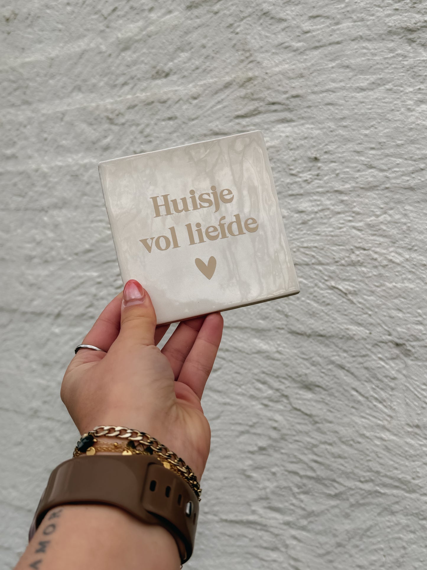 Tegeltje Huisje vol liefde