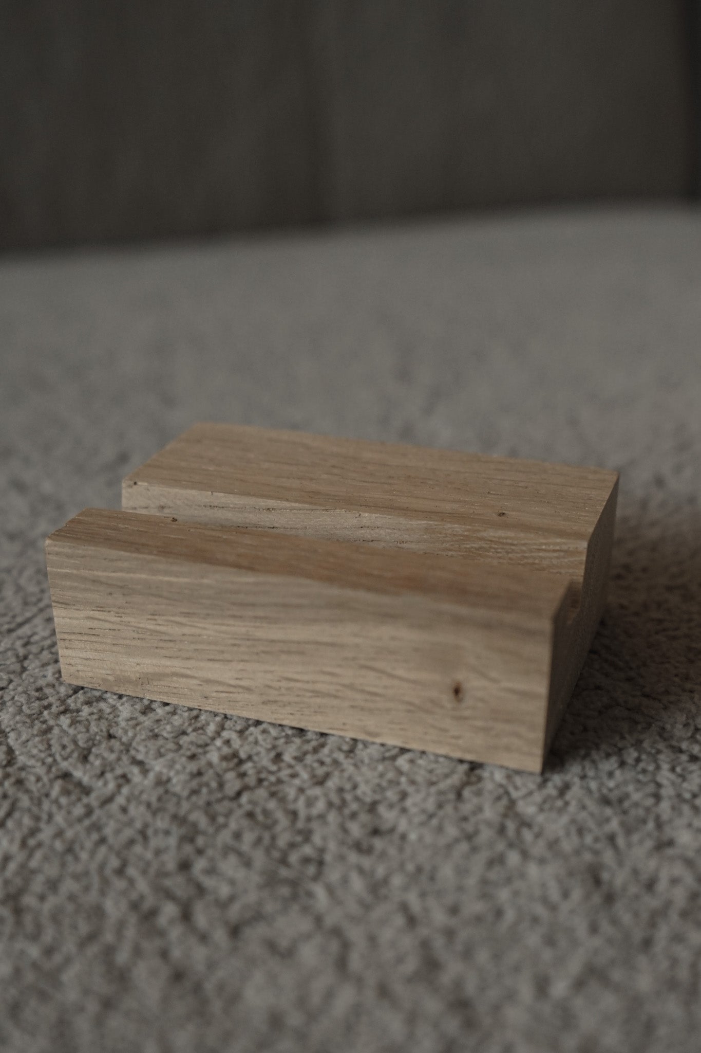 Houten tegelhouder