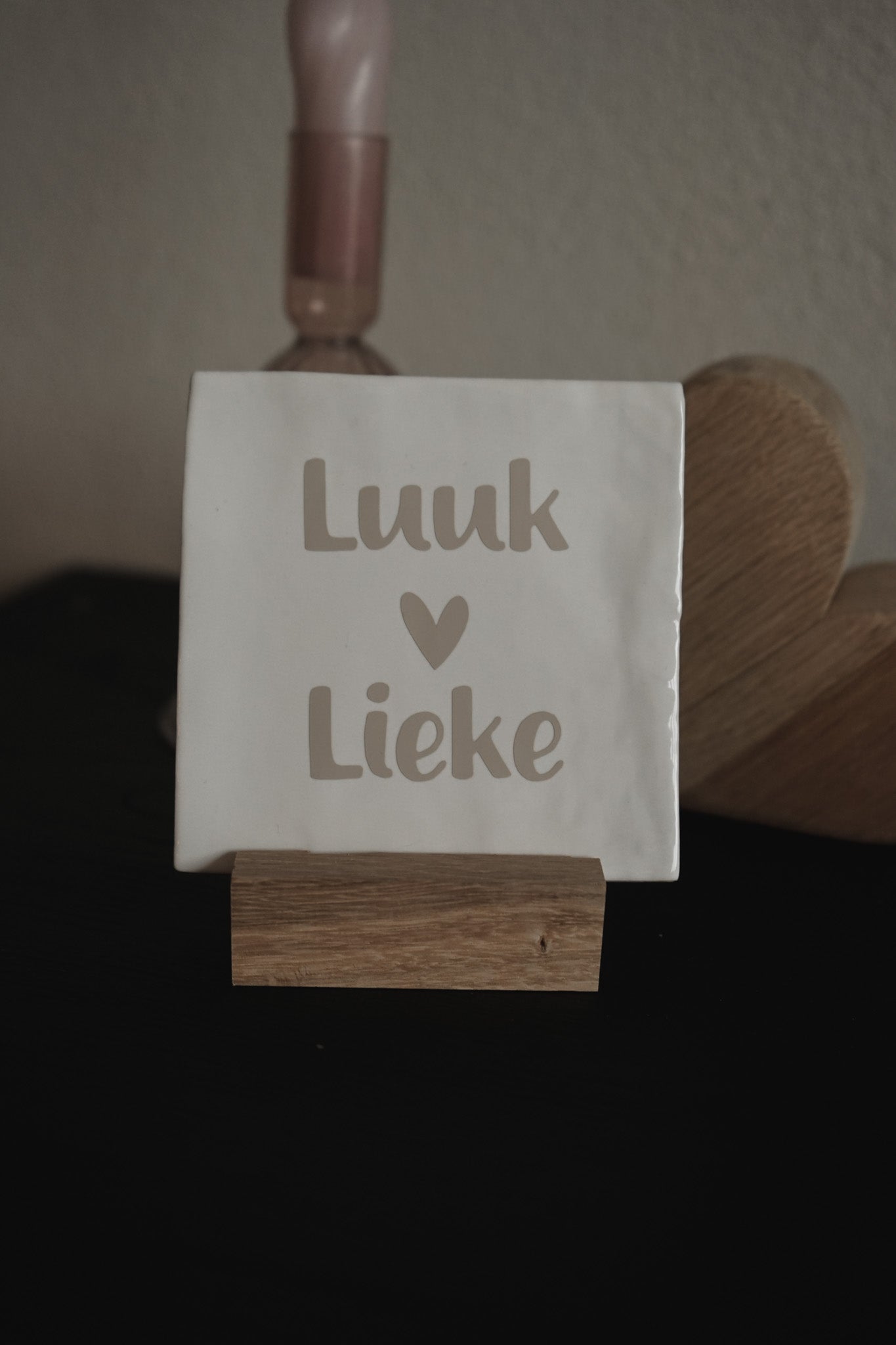 Tegel Naam hartje Naam