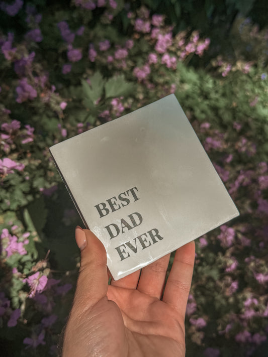Tegeltje BEST DAD EVER
