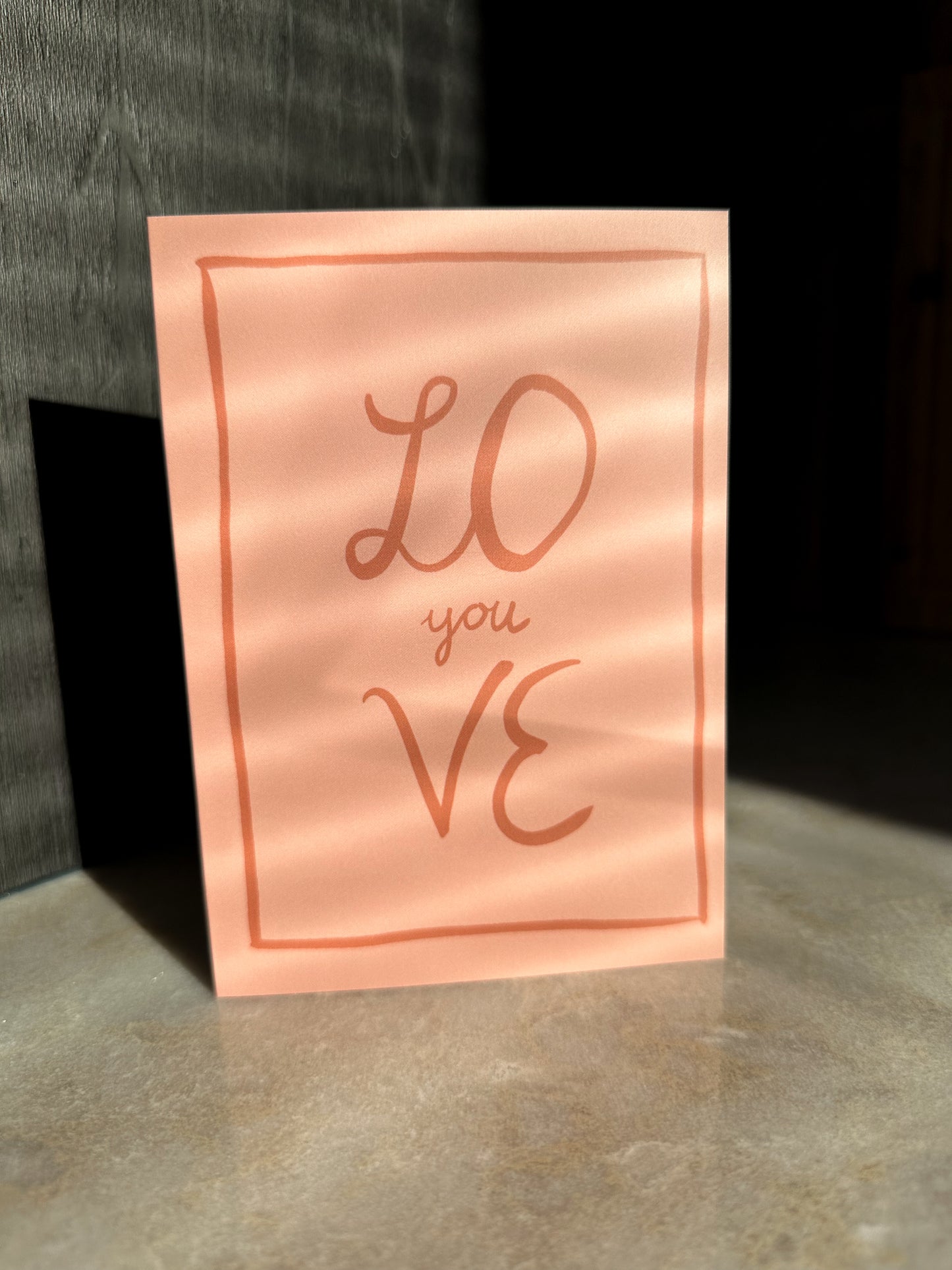 Wenskaart | Love you