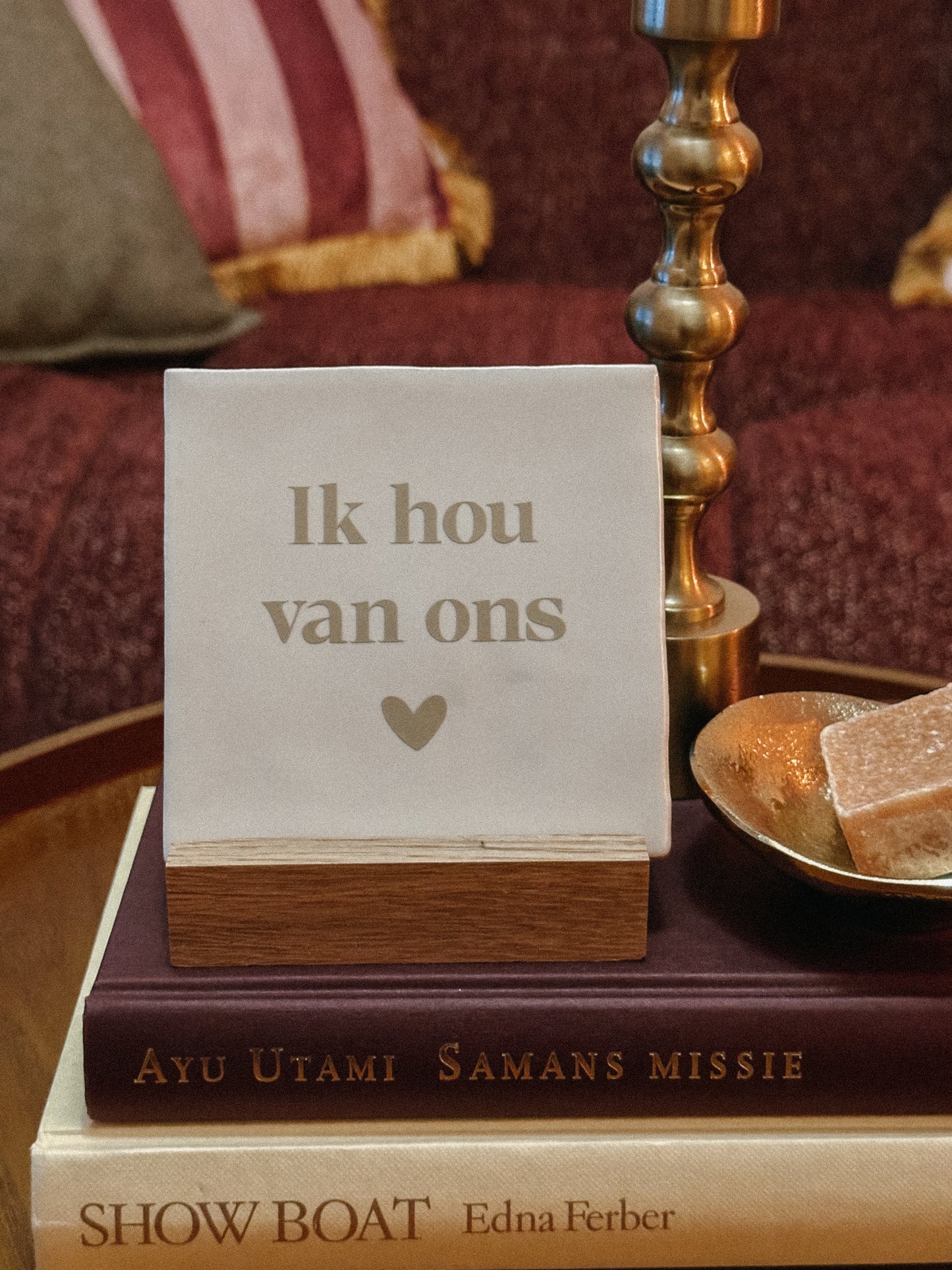 Tegeltje Ik hou van ons