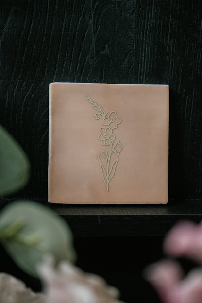 Birthflower tegeltje
