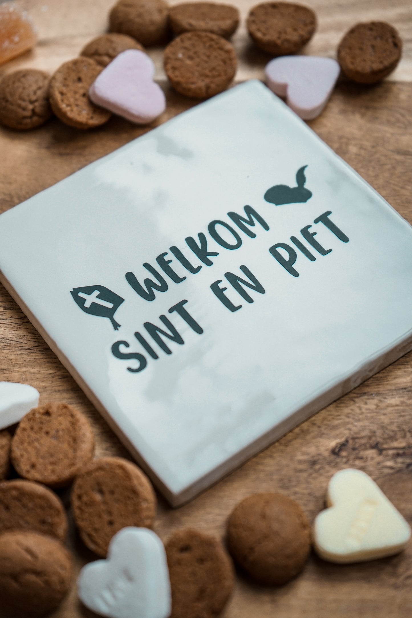 Tegel Welkom sint en piet