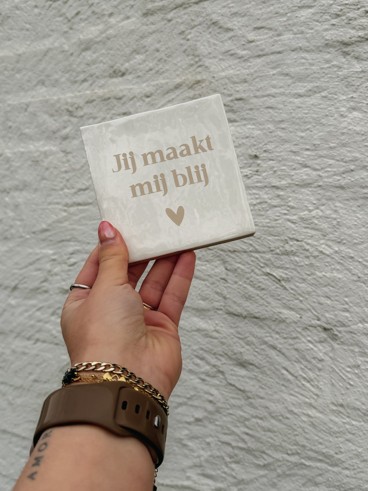 Tegeltje Jij maakt mij blij